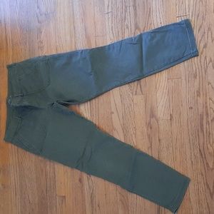 Old Navy Pixie Pants Olive Green size 6
